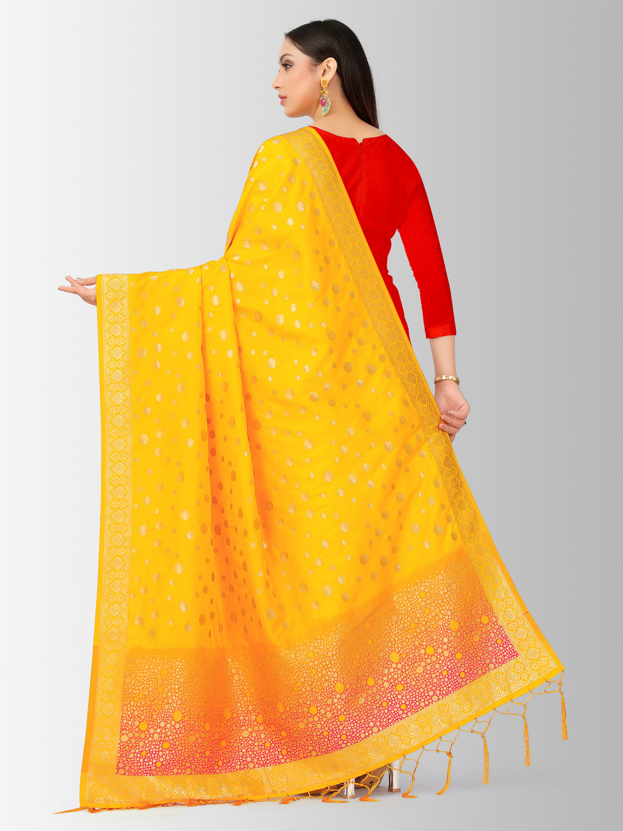 MIMOSA Women's Art Silk Dupatta