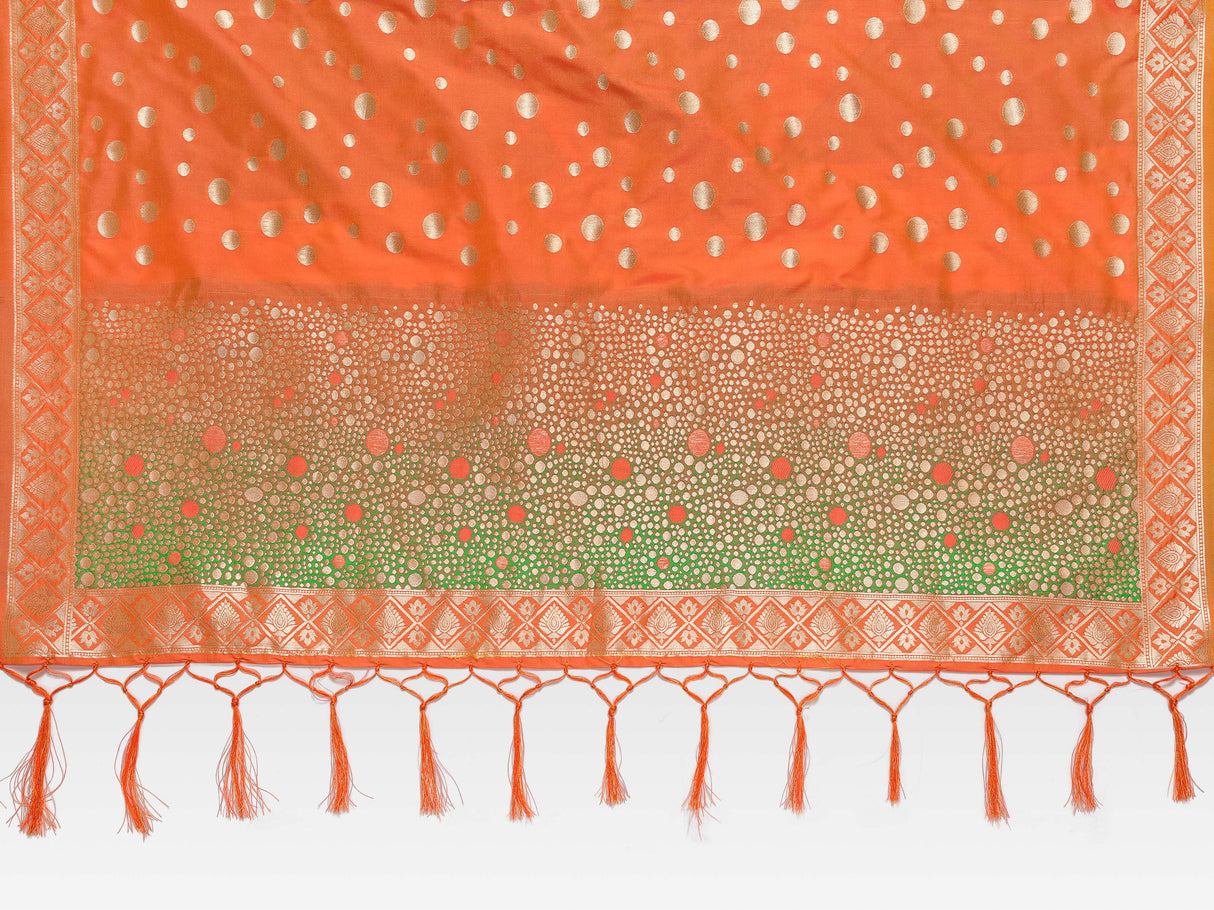 MIMOSA Women's Banarasi Art Silk dupatta Color