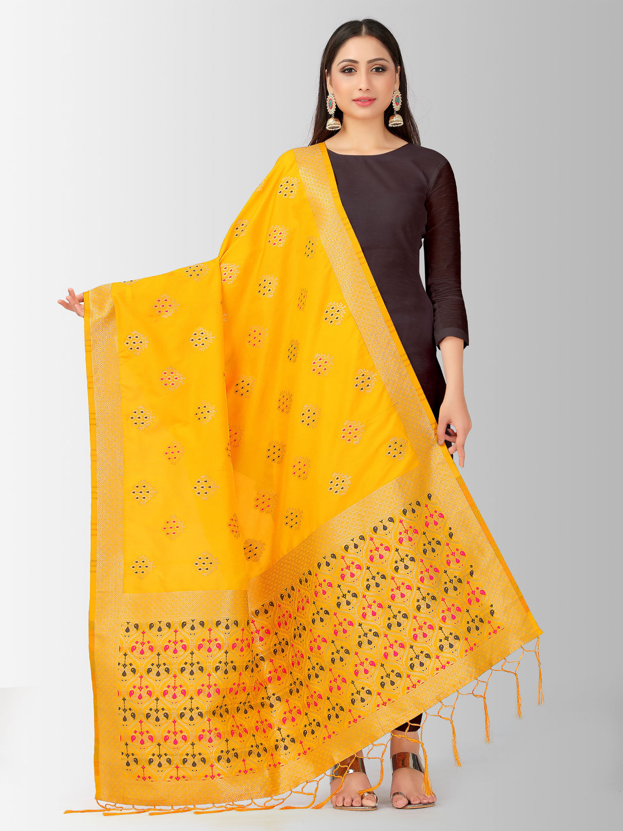 MIMOSA Women's Art Silk Dupatta