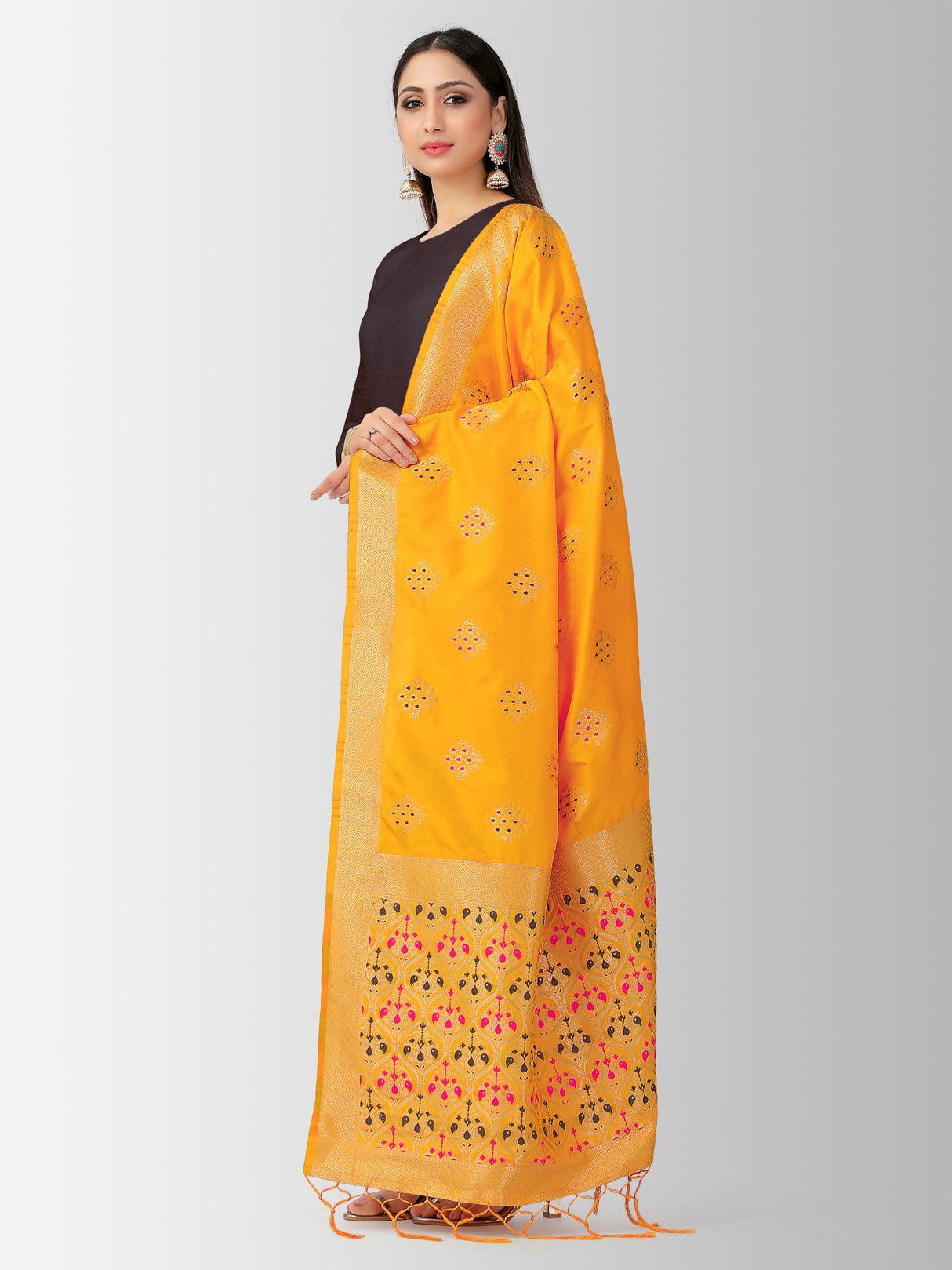 MIMOSA Women's Art Silk Dupatta
