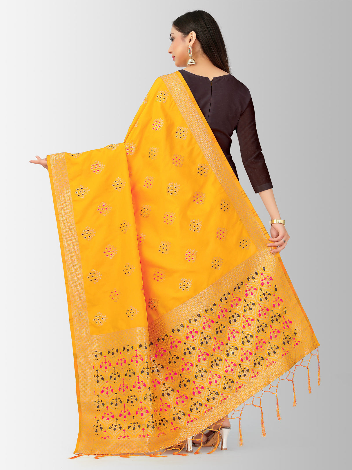 MIMOSA Women's Art Silk Dupatta