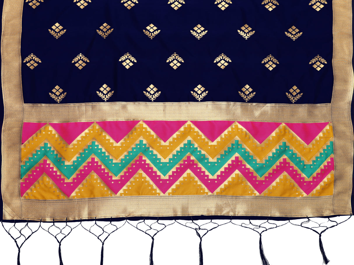 Mimosa Women's Banarasi Art Silk dupatta Color