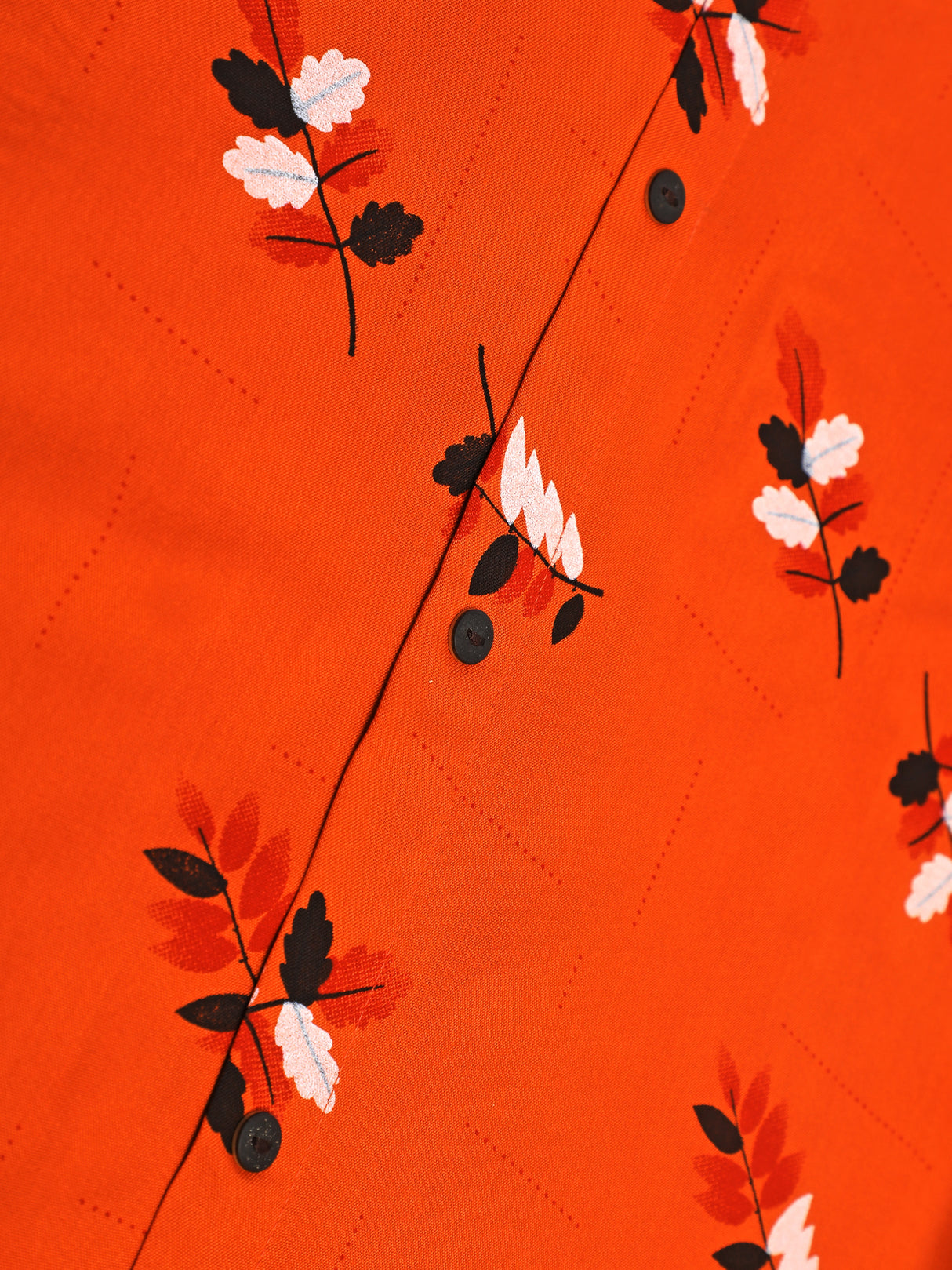 Mimosa Orange Color Printed Straight Kurta