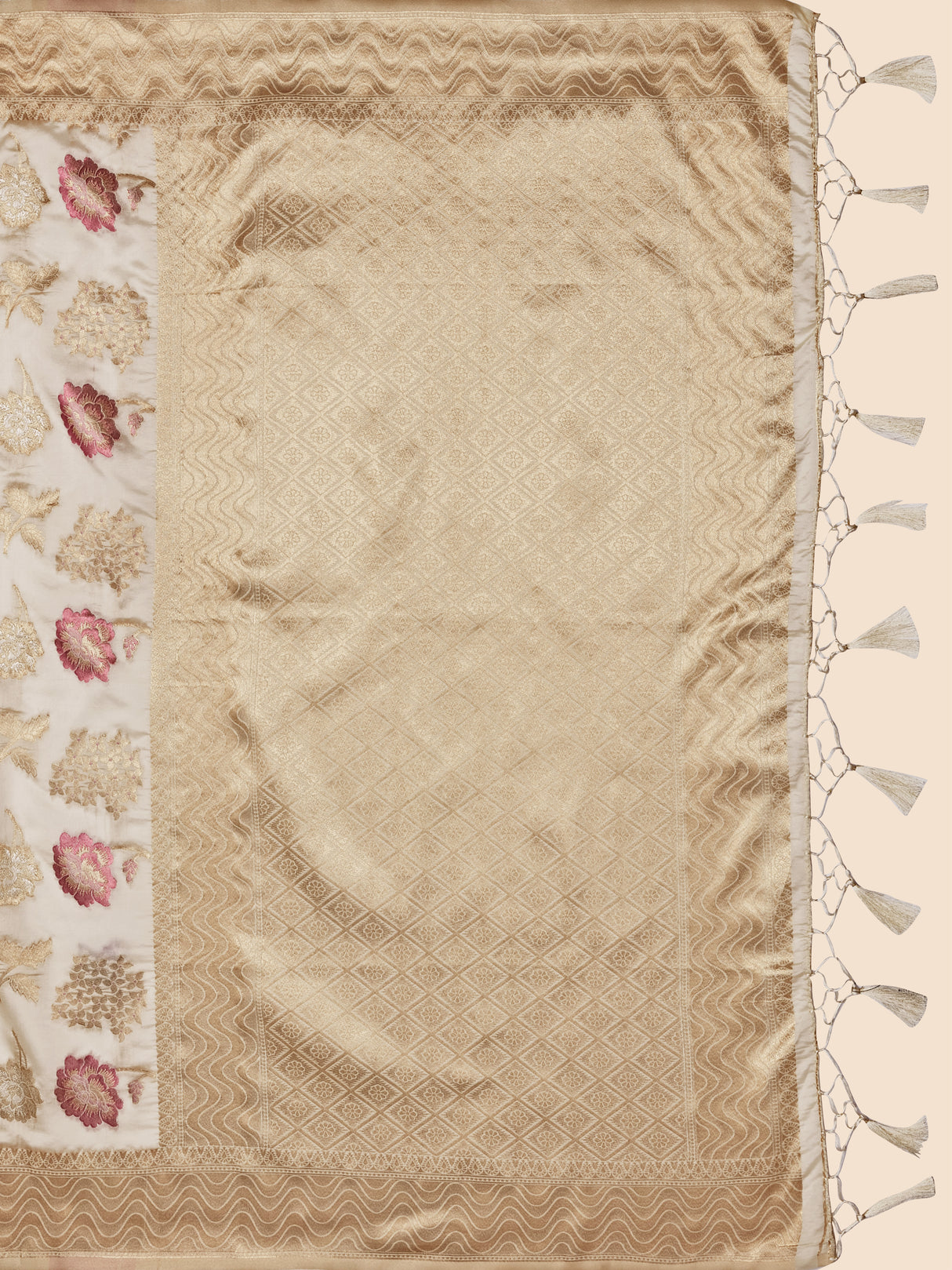 Mimosa Women's Woven Design Kanjivaram Art Silk Saree With Blouse Piece : SA00001058HW