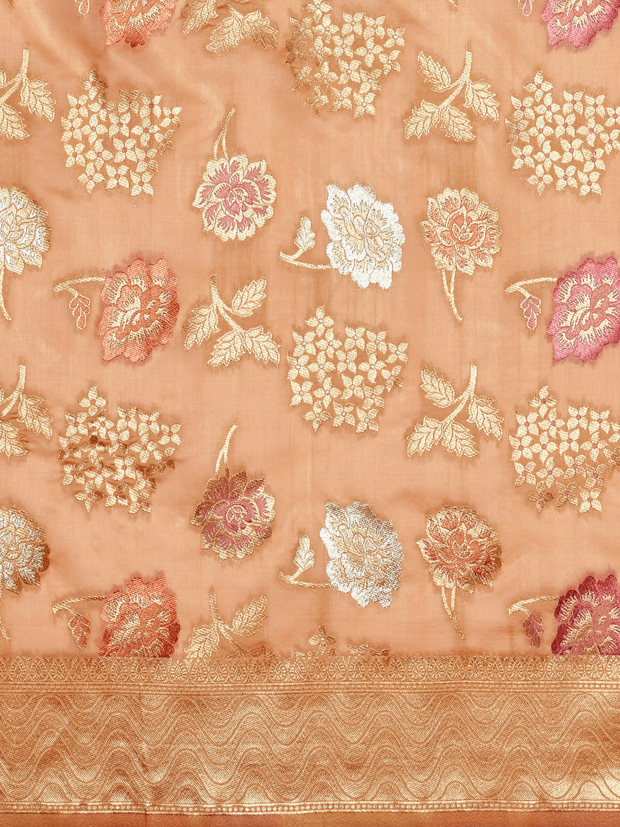 Mimosa Women's Woven Design Kanjivaram Art Silk Saree With Blouse Piece : SA00001058PC