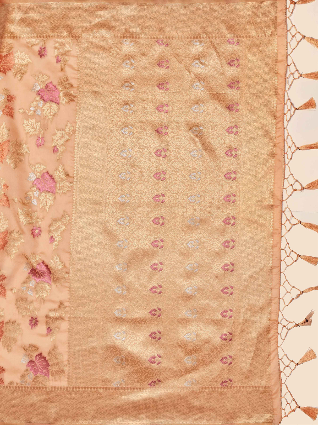 Mimosa Women's Woven Design Kanjivaram Style Art Silk Saree With Blouse Piece : SA00001059PC