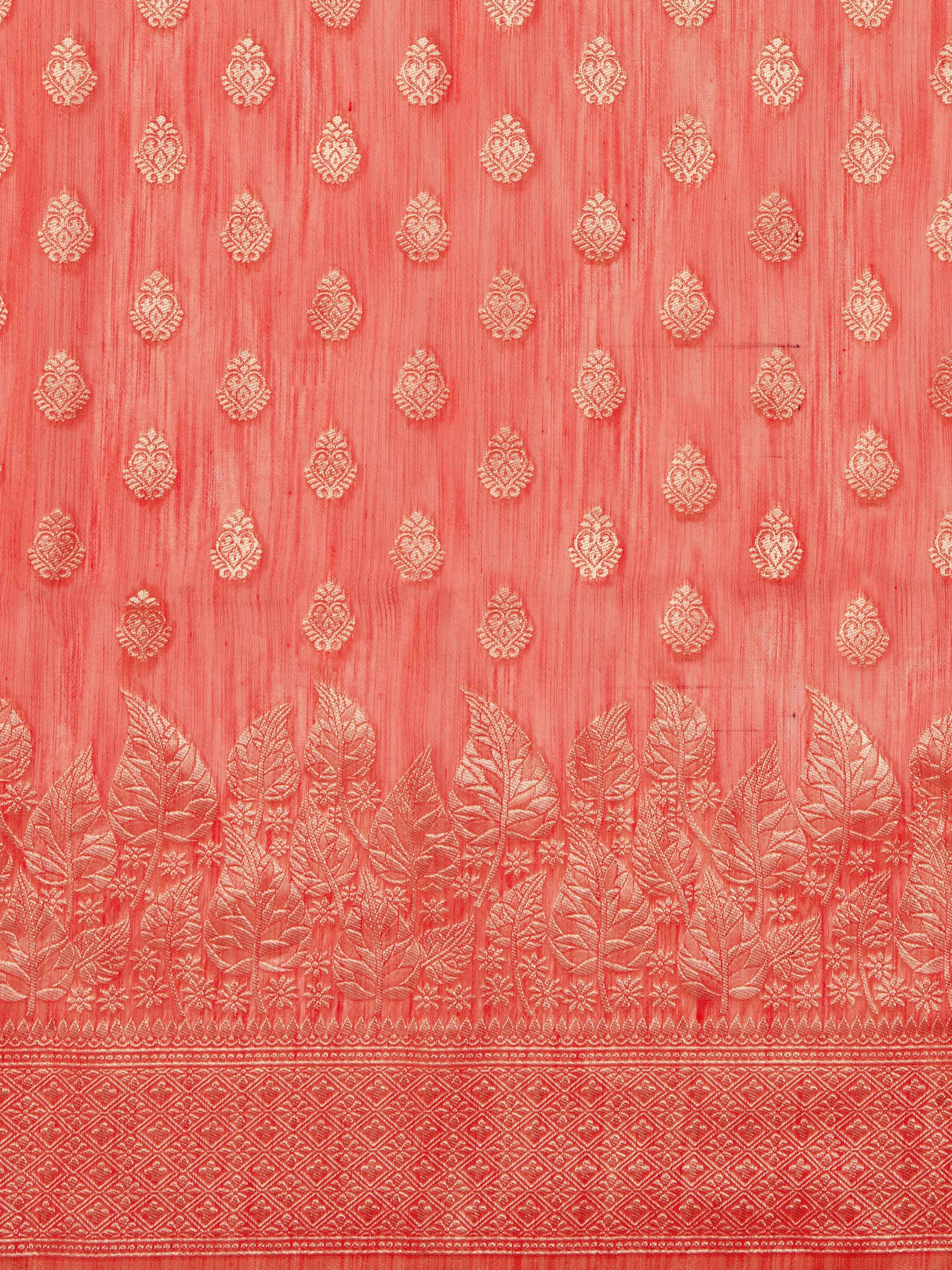 Mimosa Women's Woven Design Banarasi Poly Cotton Saree With Blouse Piece : SA00001061GJ