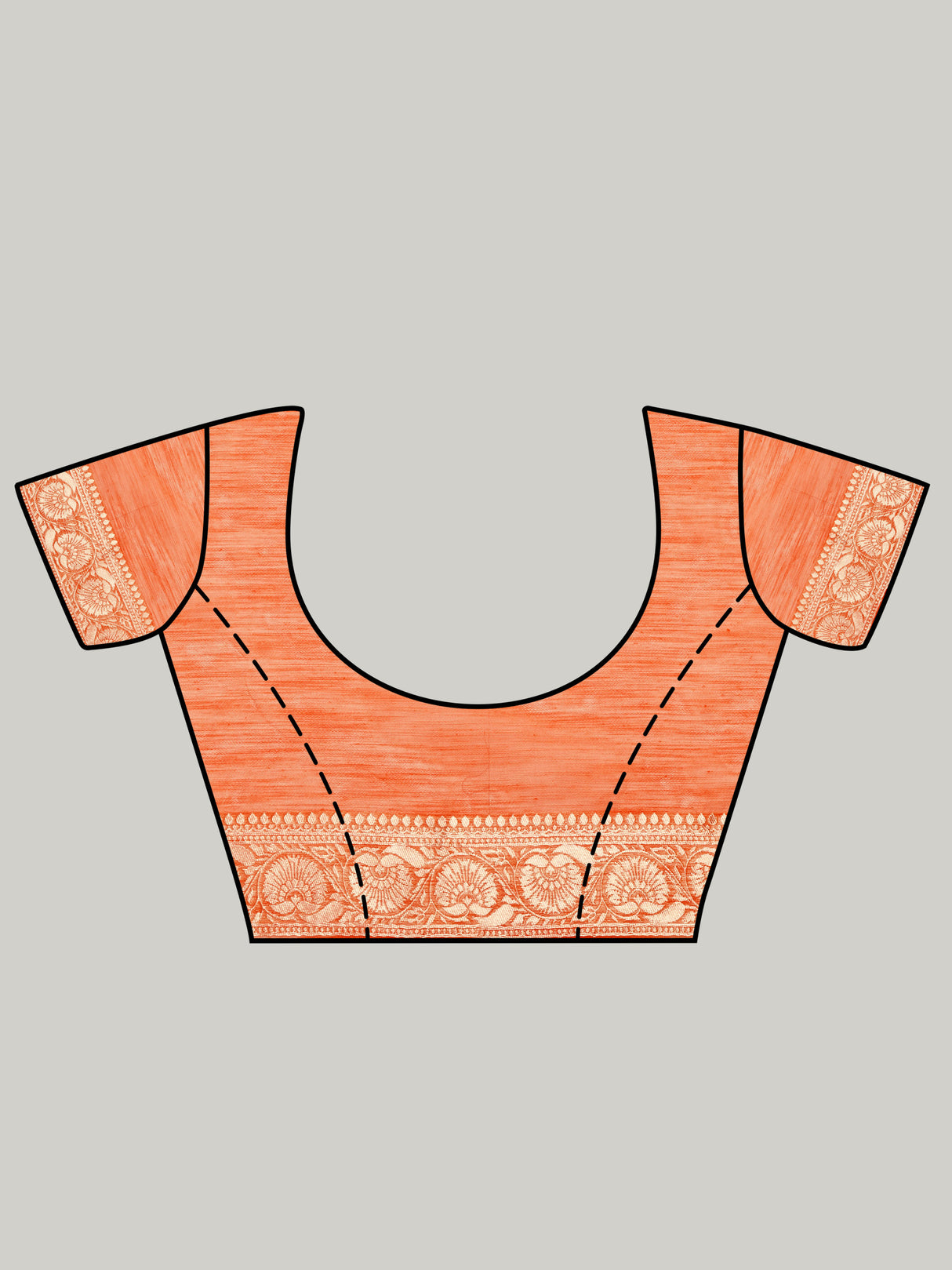 Mimosa Women's Woven Design Banarasi Style Poly Cotton Saree With Blouse Piece : SA00001077PC