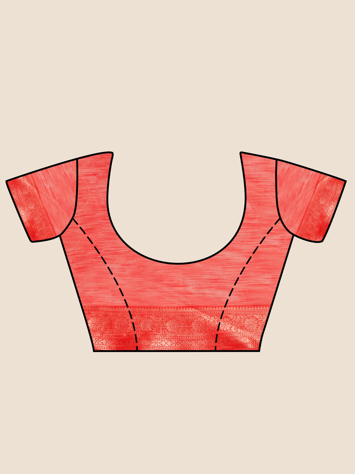 Mimosa Women's Woven Design Banarasi Style Poly Cotton Saree With Blouse Piece : SA00001079GJ