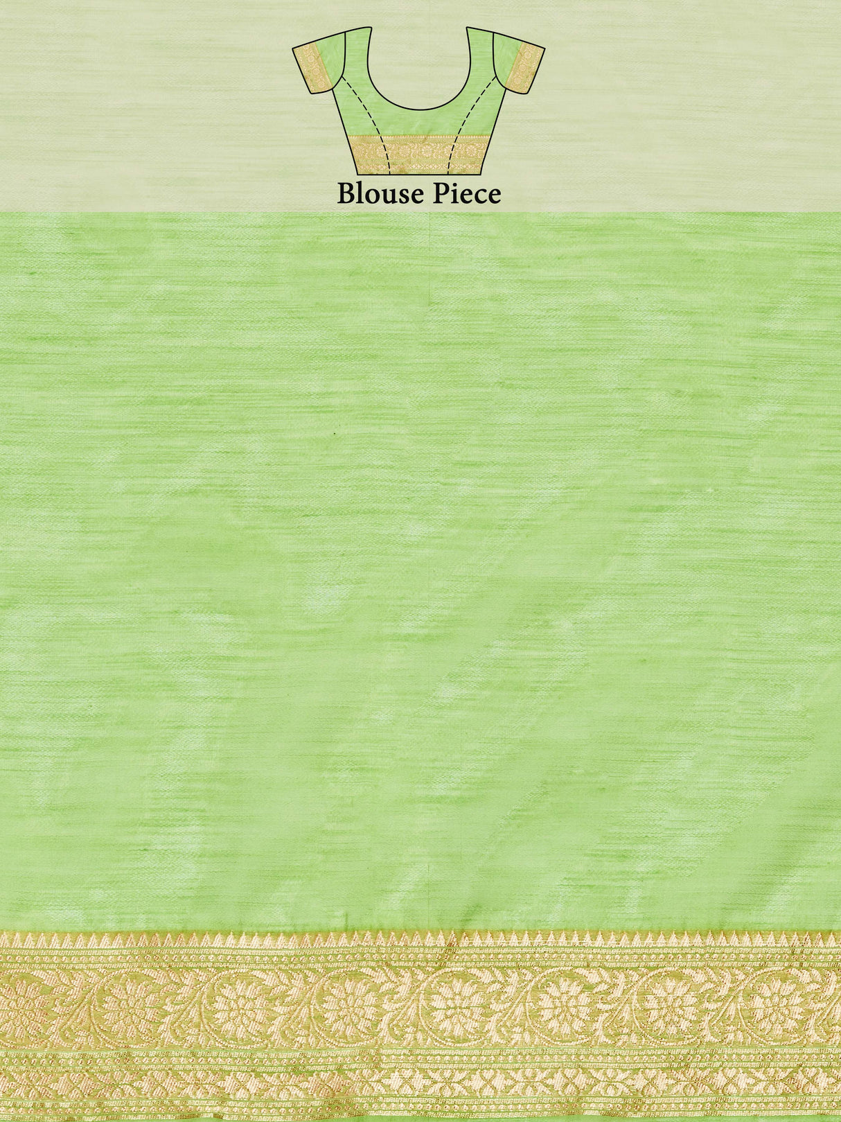 Mimosa Women's Woven Design Banarasi Style Poly Cotton Saree With Blouse Piece : SA00001079LR