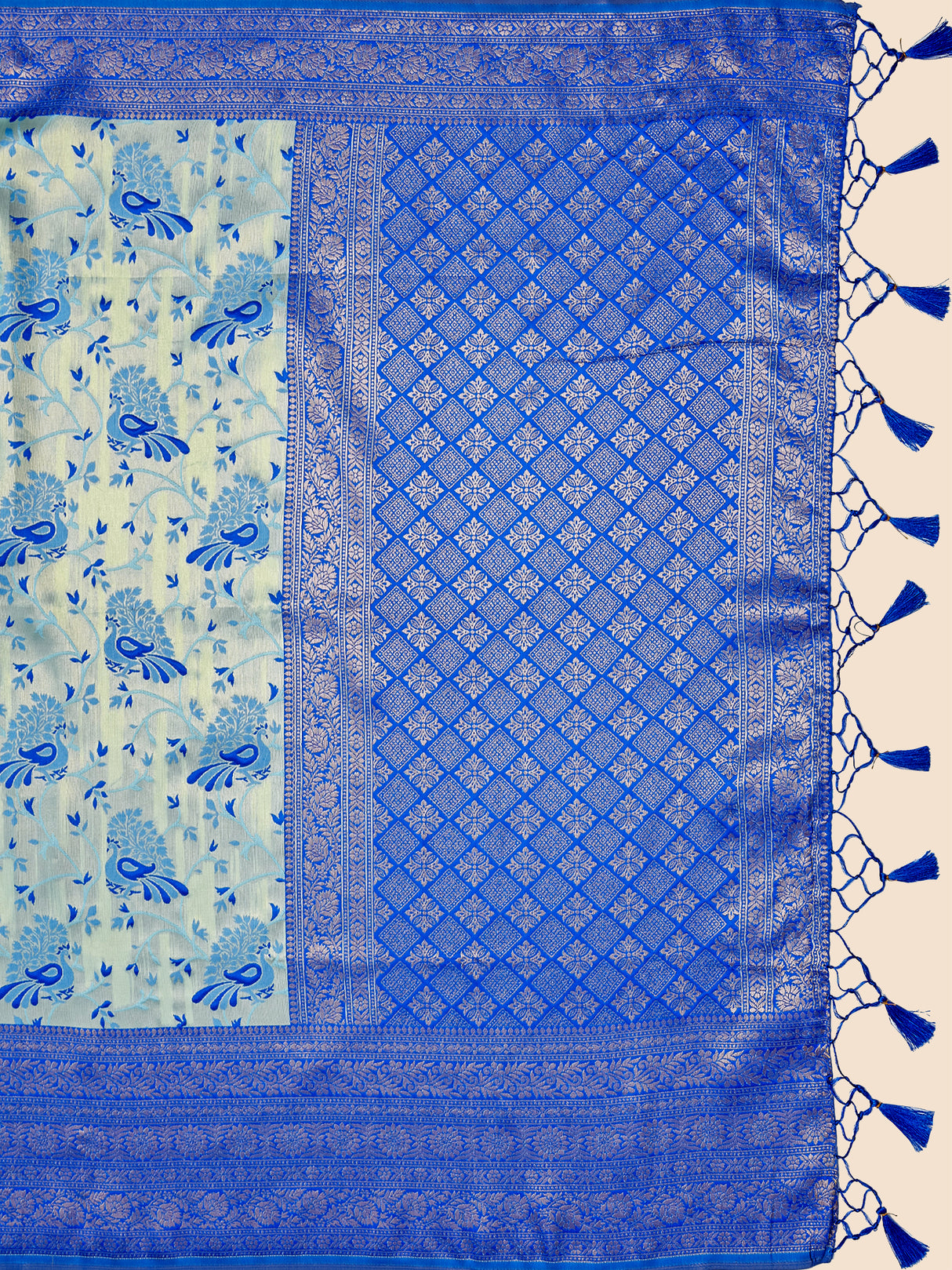 Mimosa Women's Woven Design Kanjivaram Art Silk Saree With Blouse Piece : SA00001101RB