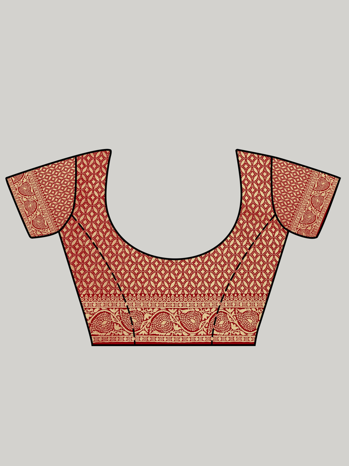 Mimosa Women's Woven Design Kanjivaram Art Silk Saree With Blouse Piece : SA00001102NV