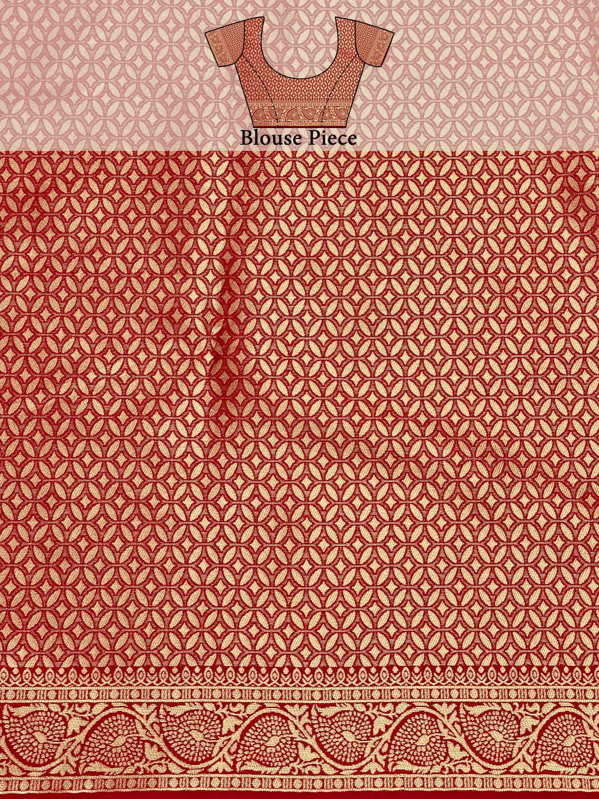 Mimosa Women's Woven Design Kanjivaram Art Silk Saree With Blouse Piece : SA00001102NV