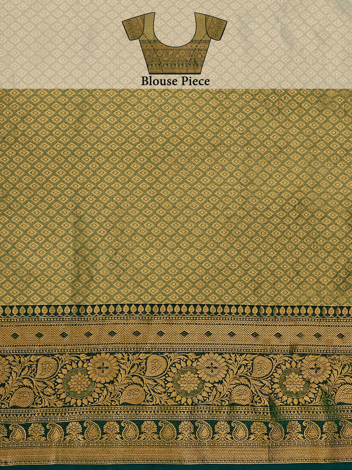 Mimosa Women's Woven Design Kanjivaram Art Silk Saree With Blouse Piece : SA00001128AN