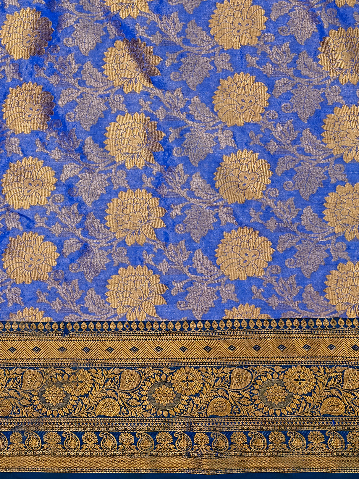 Mimosa Women's Woven Design Kanjivaram Art Silk Saree With Blouse Piece : SA00001128RB