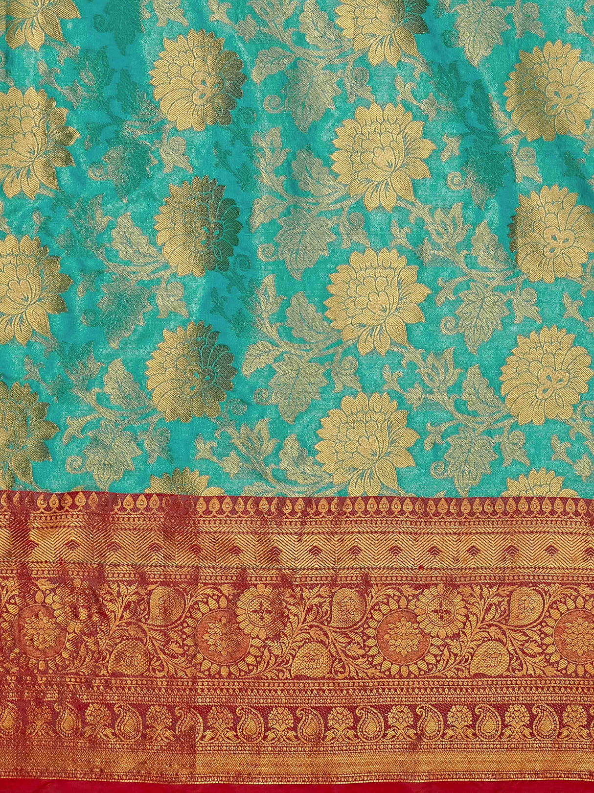 Mimosa Women's Woven Design Kanjivaram Art Silk Saree With Blouse Piece : SA00001128RM