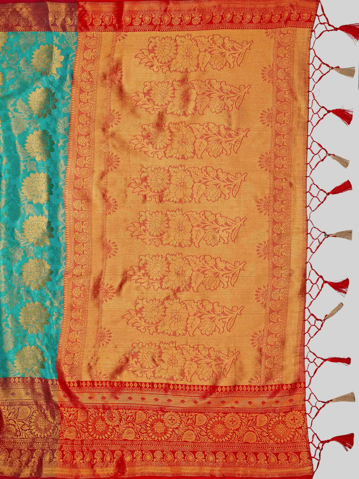 Mimosa Women's Woven Design Kanjivaram Art Silk Saree With Blouse Piece : SA00001128RM