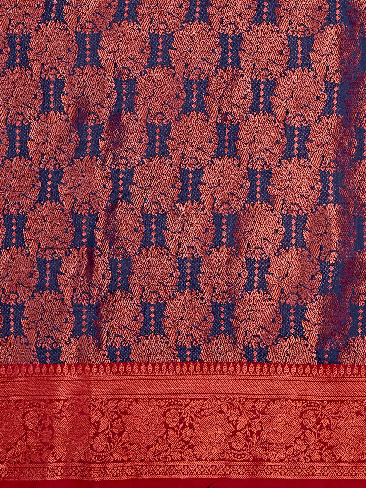 Mimosa Women's Woven Design Kanjivaram Art Silk Saree With Blouse Piece : SA00001129NV