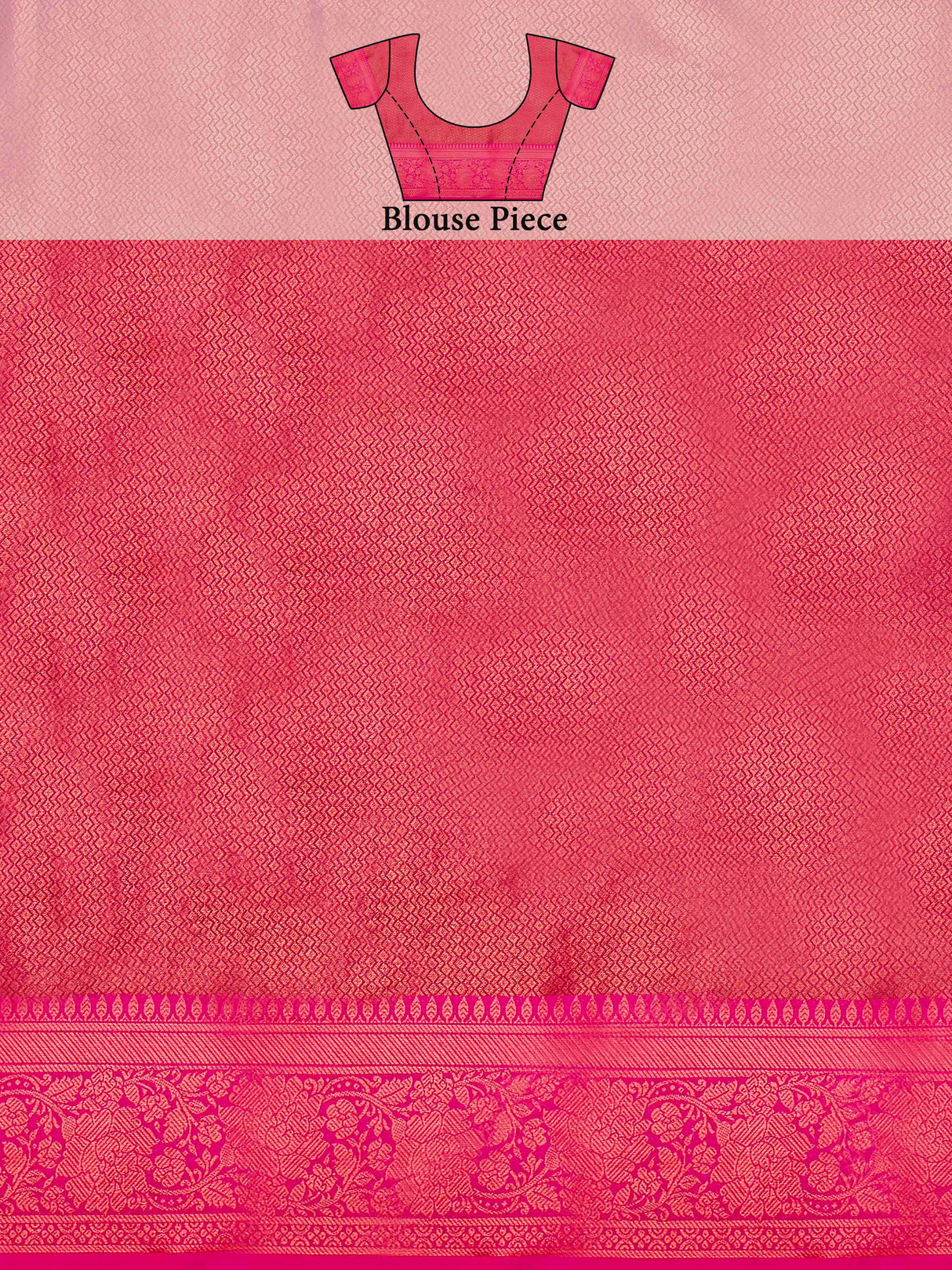 Mimosa Women's Woven Design Kanjivaram Art Silk Saree With Blouse Piece : SA00001129OL