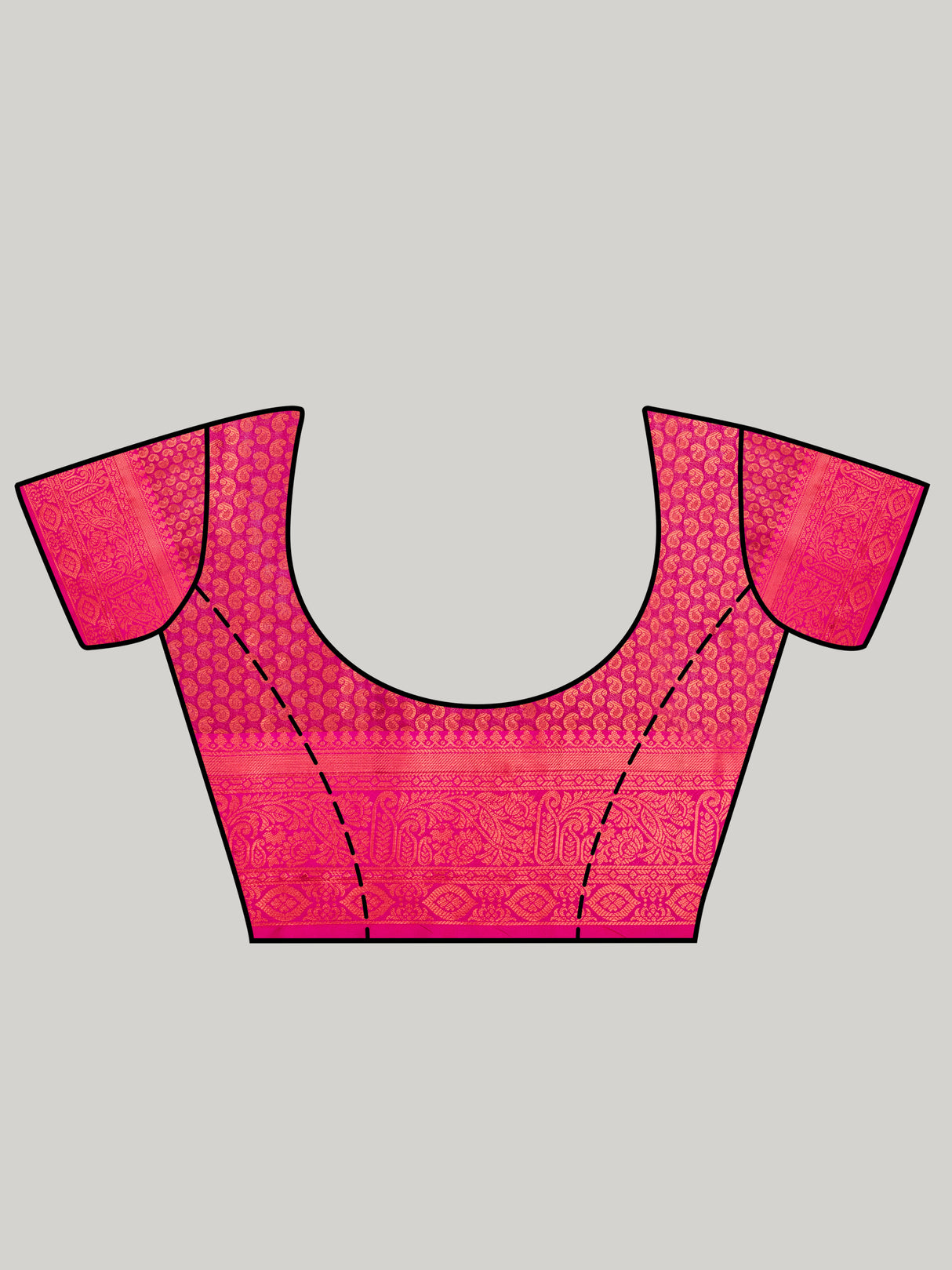 Mimosa Women's Woven Design Kanjivaram Art Silk Saree With Blouse Piece : SA00001130OL