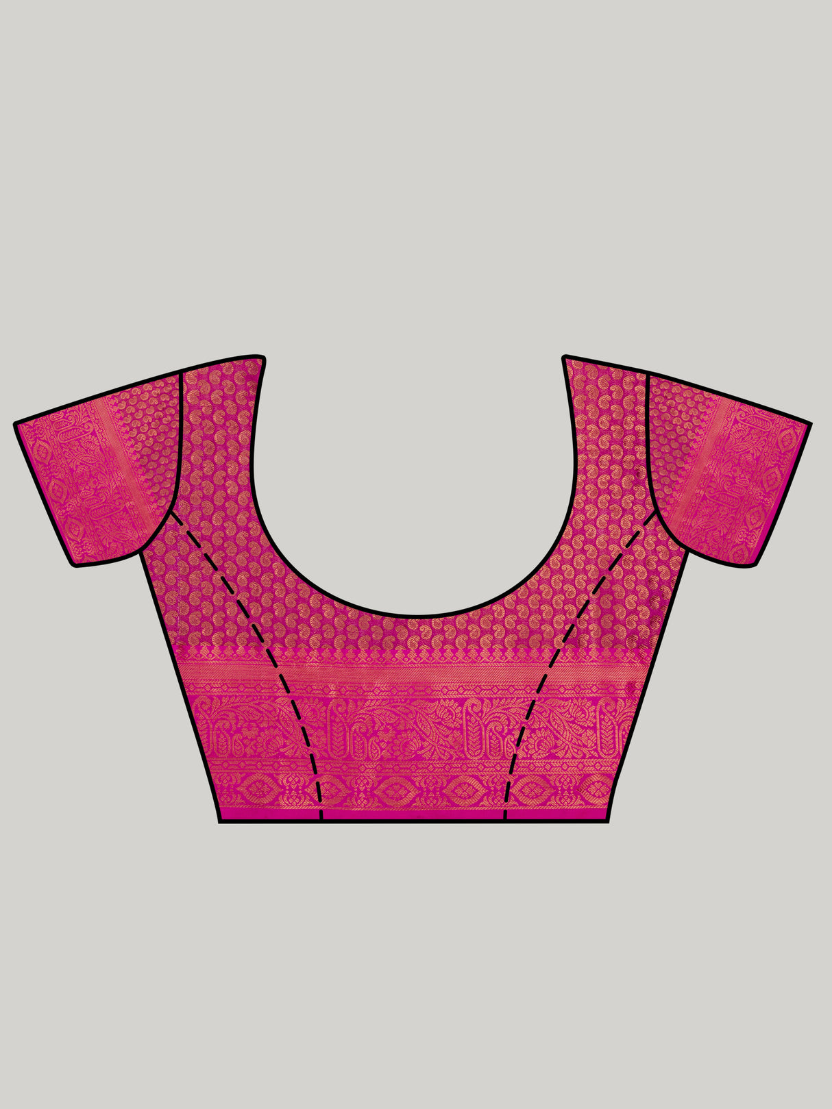 Mimosa Women's Woven Design Kanjivaram Art Silk Saree With Blouse Piece : SA00001130SF