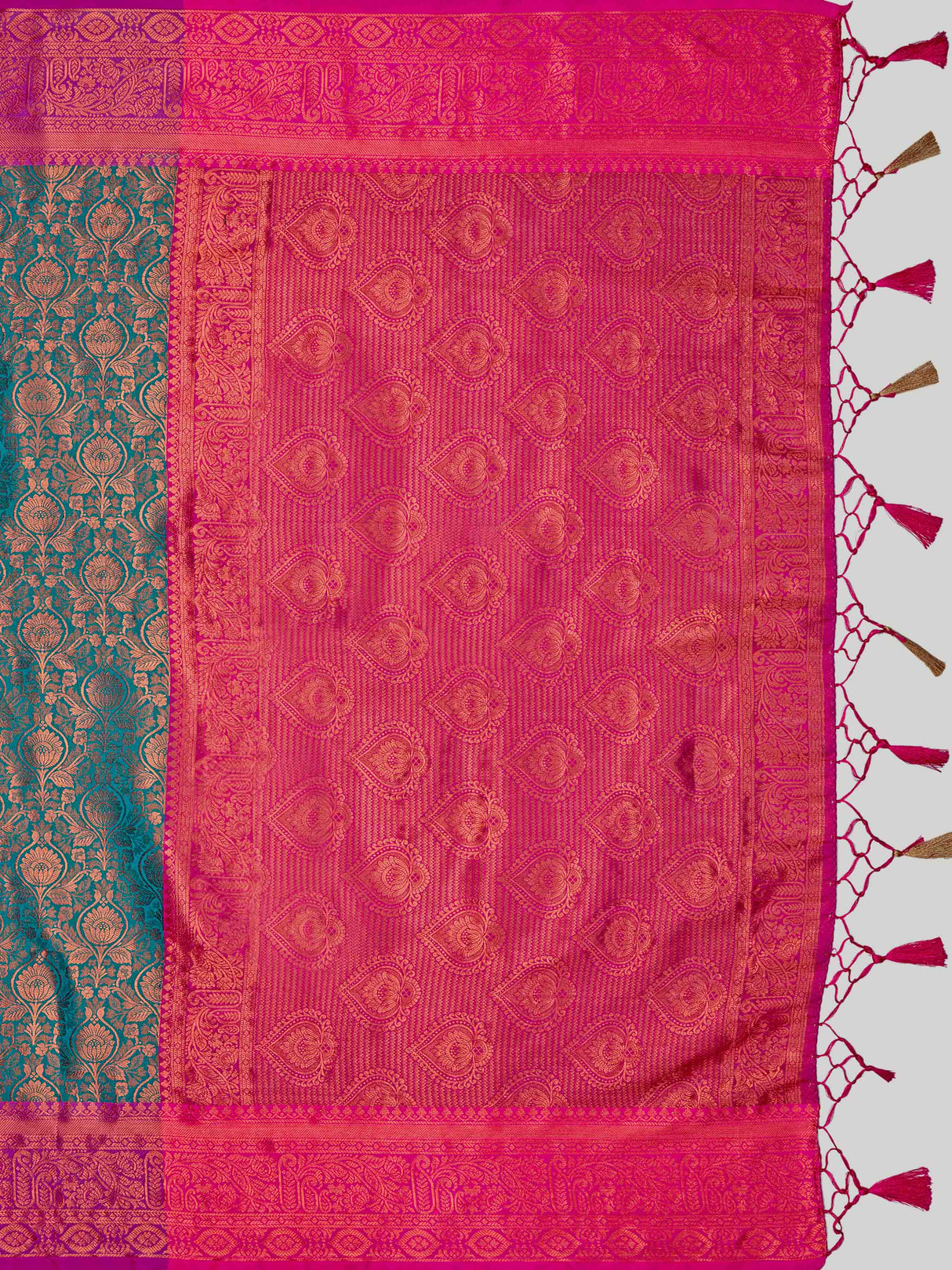 Mimosa Women's Woven Design Kanjivaram Art Silk Saree With Blouse Piece : SA00001130SF