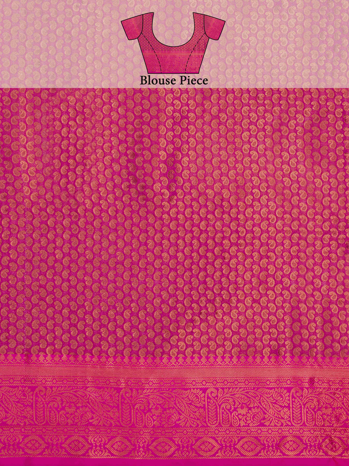 Mimosa Women's Woven Design Kanjivaram Art Silk Saree With Blouse Piece : SA00001130SF