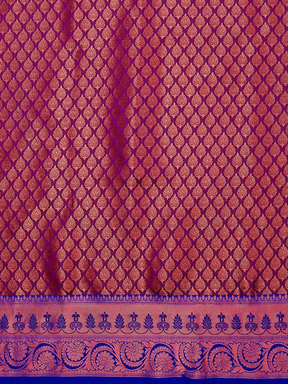 Mimosa Women's Woven Design Kanjivaram Art Silk Saree With Blouse Piece : SA00001131MJ