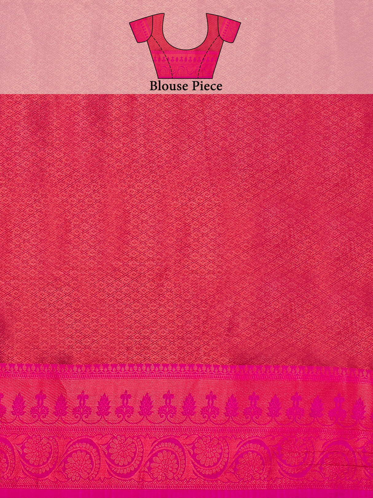 Mimosa Women's Woven Design Kanjivaram Art Silk Saree With Blouse Piece : SA00001131OL