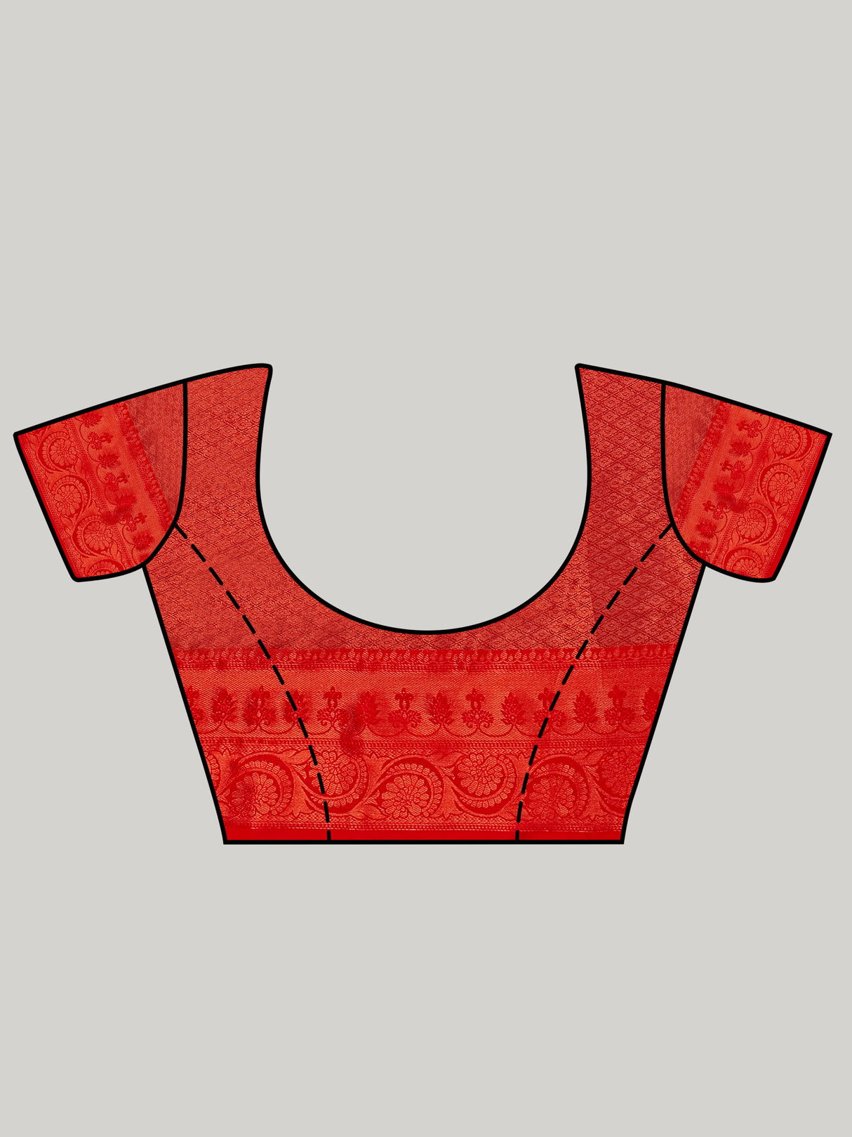 Mimosa Women's Woven Design Kanjivaram Art Silk Saree With Blouse Piece : SA00001131RB