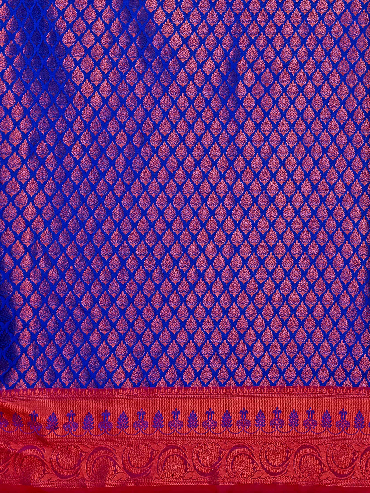 Mimosa Women's Woven Design Kanjivaram Art Silk Saree With Blouse Piece : SA00001131RB