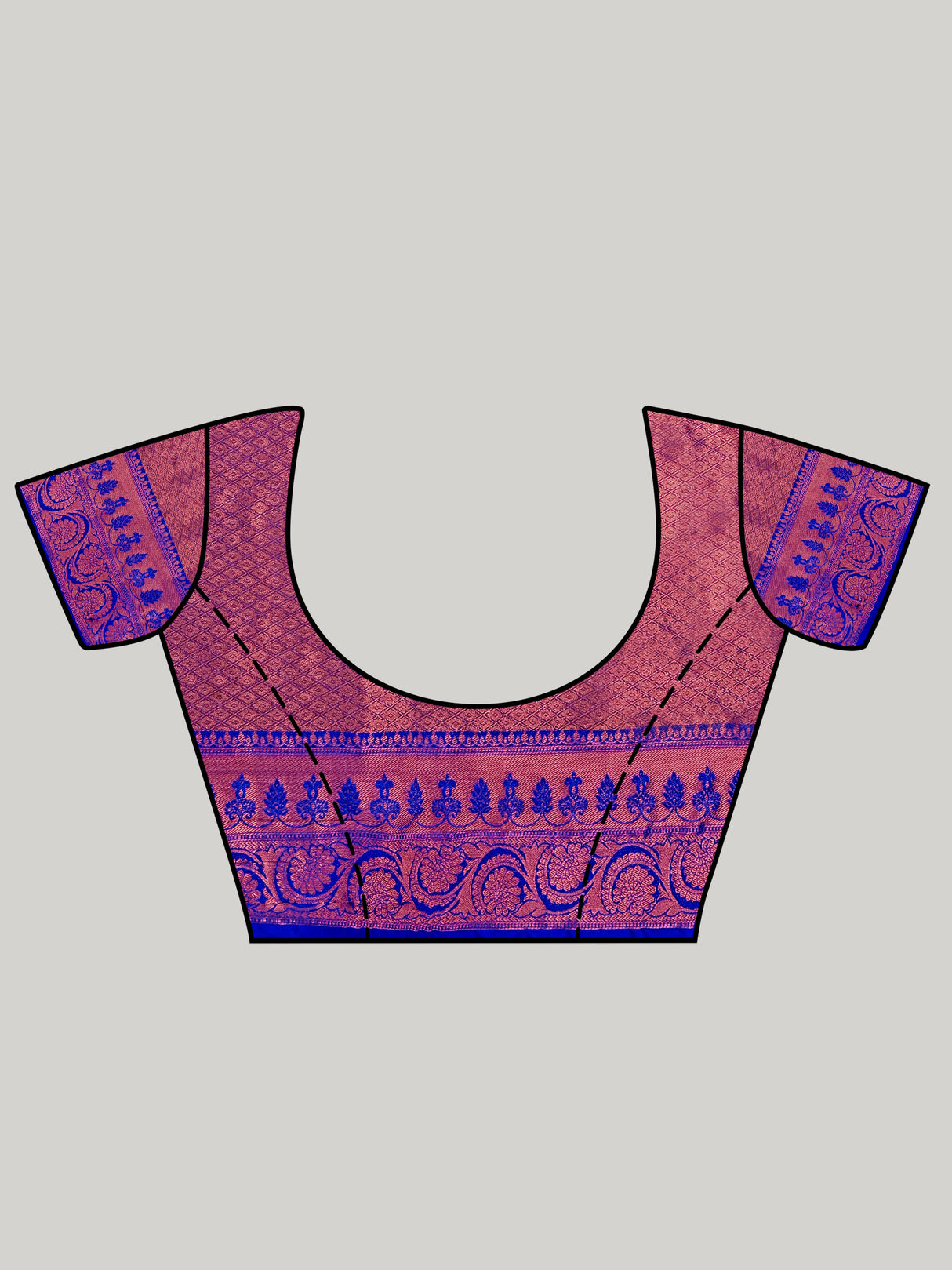 Mimosa Women's Woven Design Kanjivaram Art Silk Saree With Blouse Piece : SA00001131RN