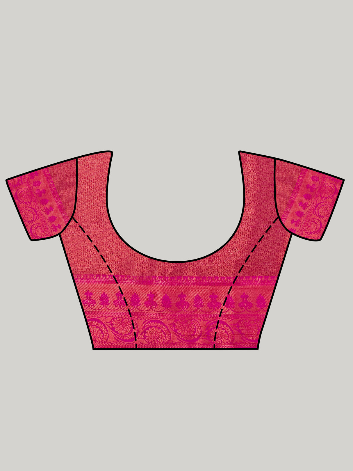 Mimosa Women's Woven Design Kanjivaram Art Silk Saree With Blouse Piece : SA00001131SF