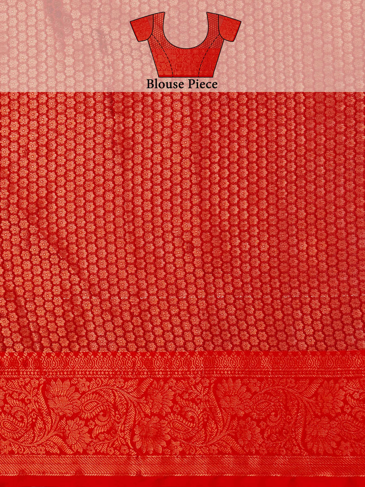 Mimosa Women's Woven Design Kanjivaram Art Silk Saree With Blouse Piece : SA00001132GRN