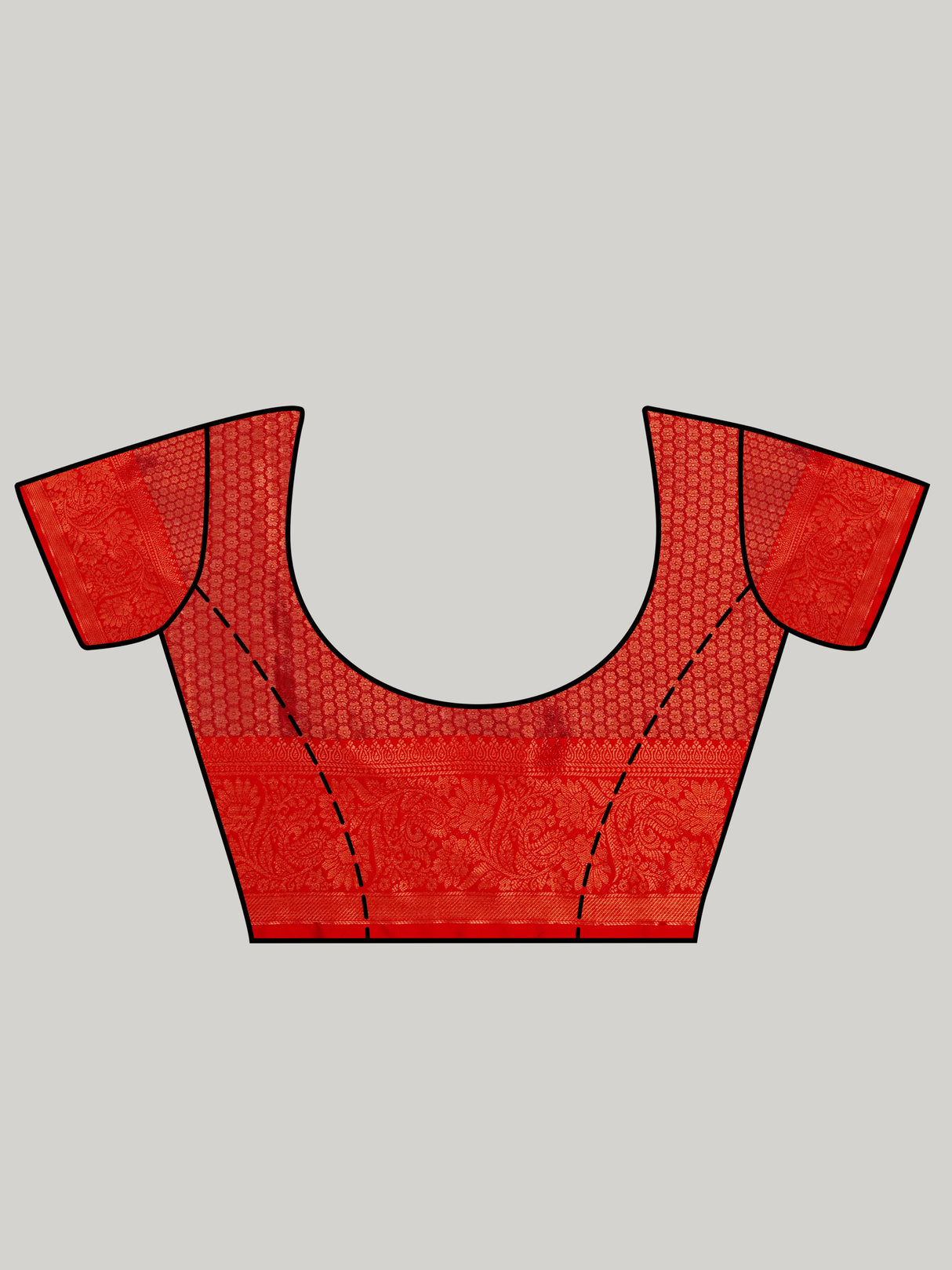 Mimosa Women's Woven Design Kanjivaram Art Silk Saree With Blouse Piece : SA00001132NV