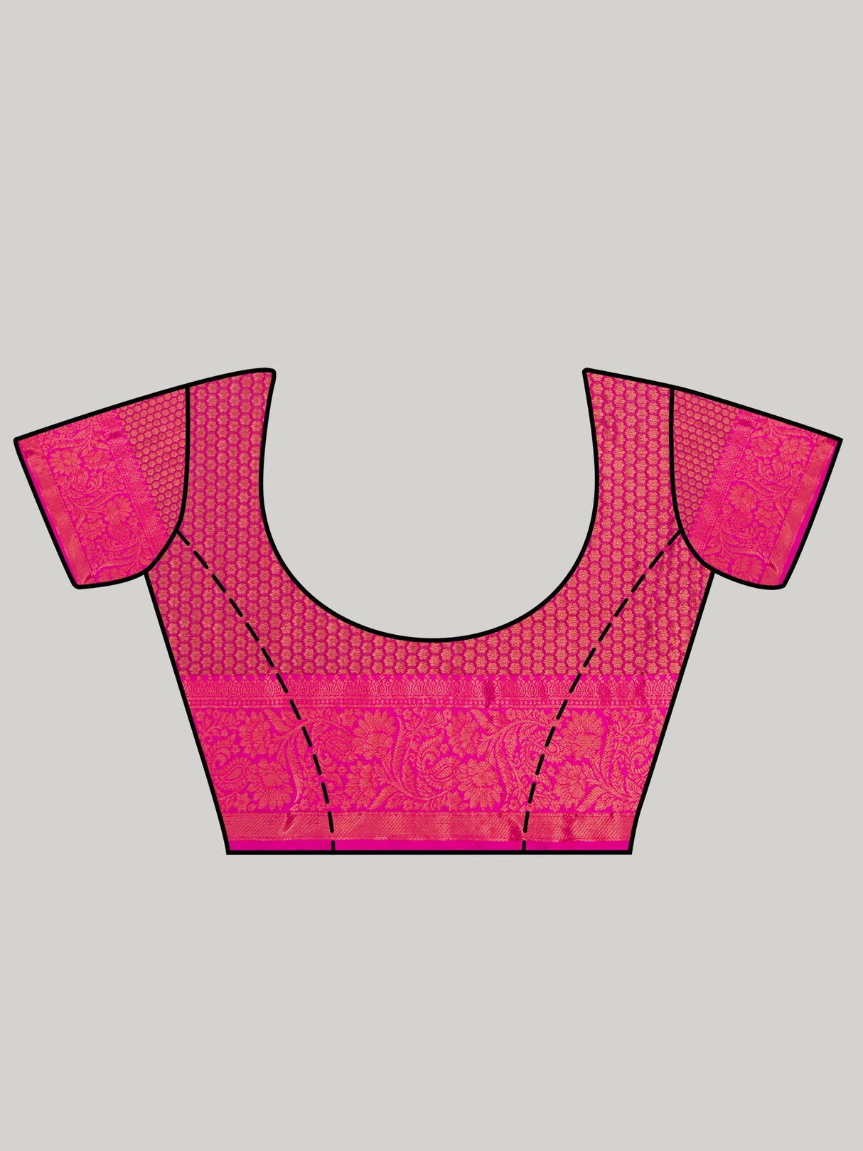 Mimosa Women's Woven Design Kanjivaram Art Silk Saree With Blouse Piece : SA00001132SF