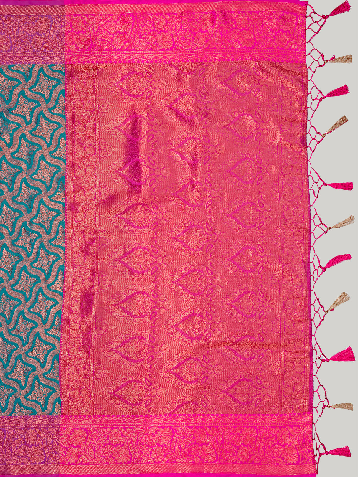 Mimosa Women's Woven Design Kanjivaram Art Silk Saree With Blouse Piece : SA00001132SF