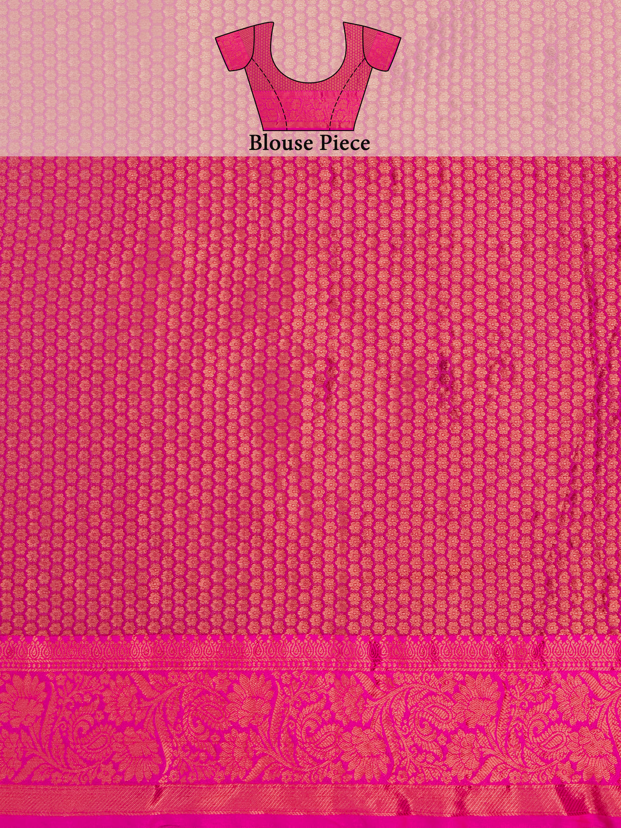 Mimosa Women's Woven Design Kanjivaram Art Silk Saree With Blouse Piece : SA00001132SF