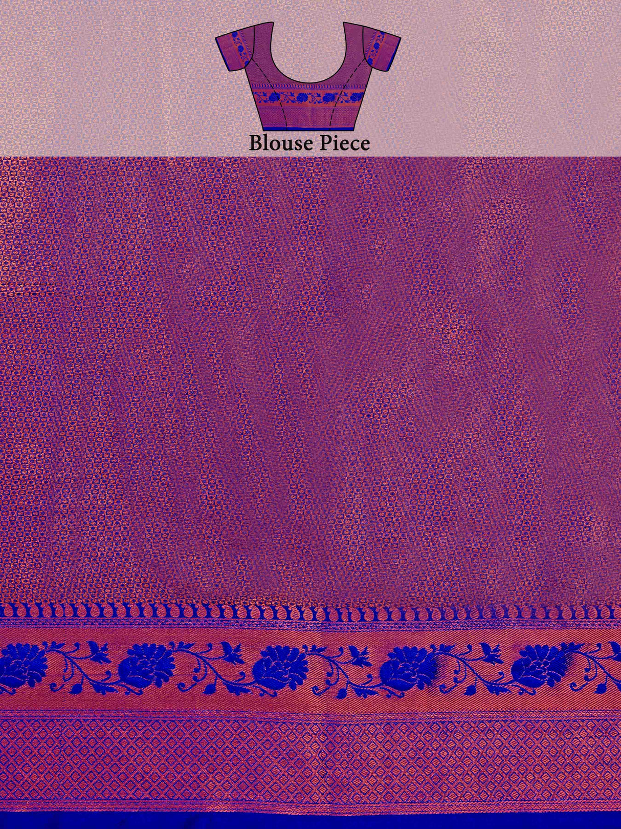 Mimosa Women's Woven Design Kanjivaram Art Silk Saree With Blouse Piece : SA00001133MJ