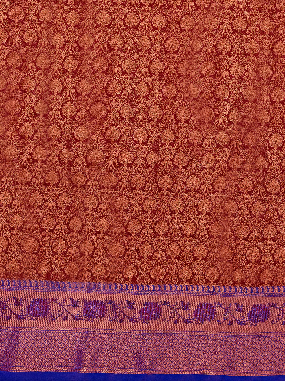 Mimosa Women's Woven Design Kanjivaram Art Silk Saree With Blouse Piece : SA00001133MR