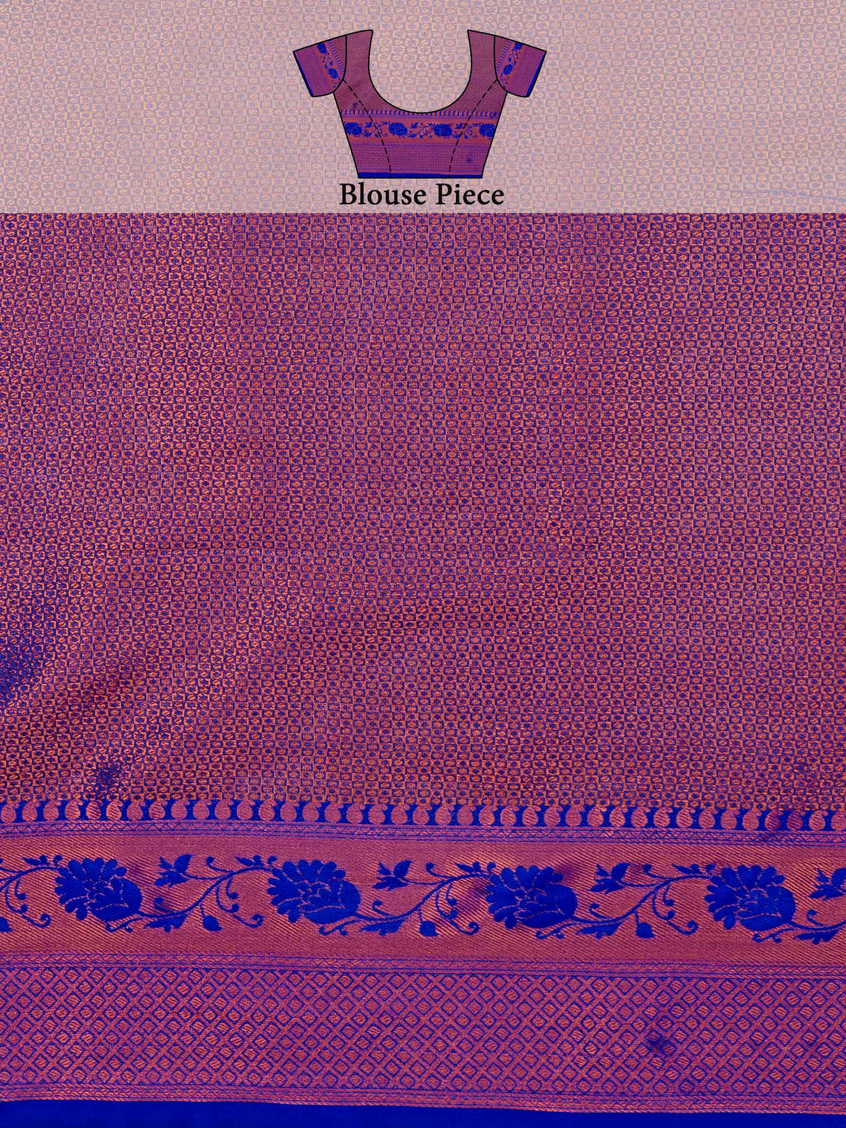 Mimosa Women's Woven Design Kanjivaram Art Silk Saree With Blouse Piece : SA00001133MR