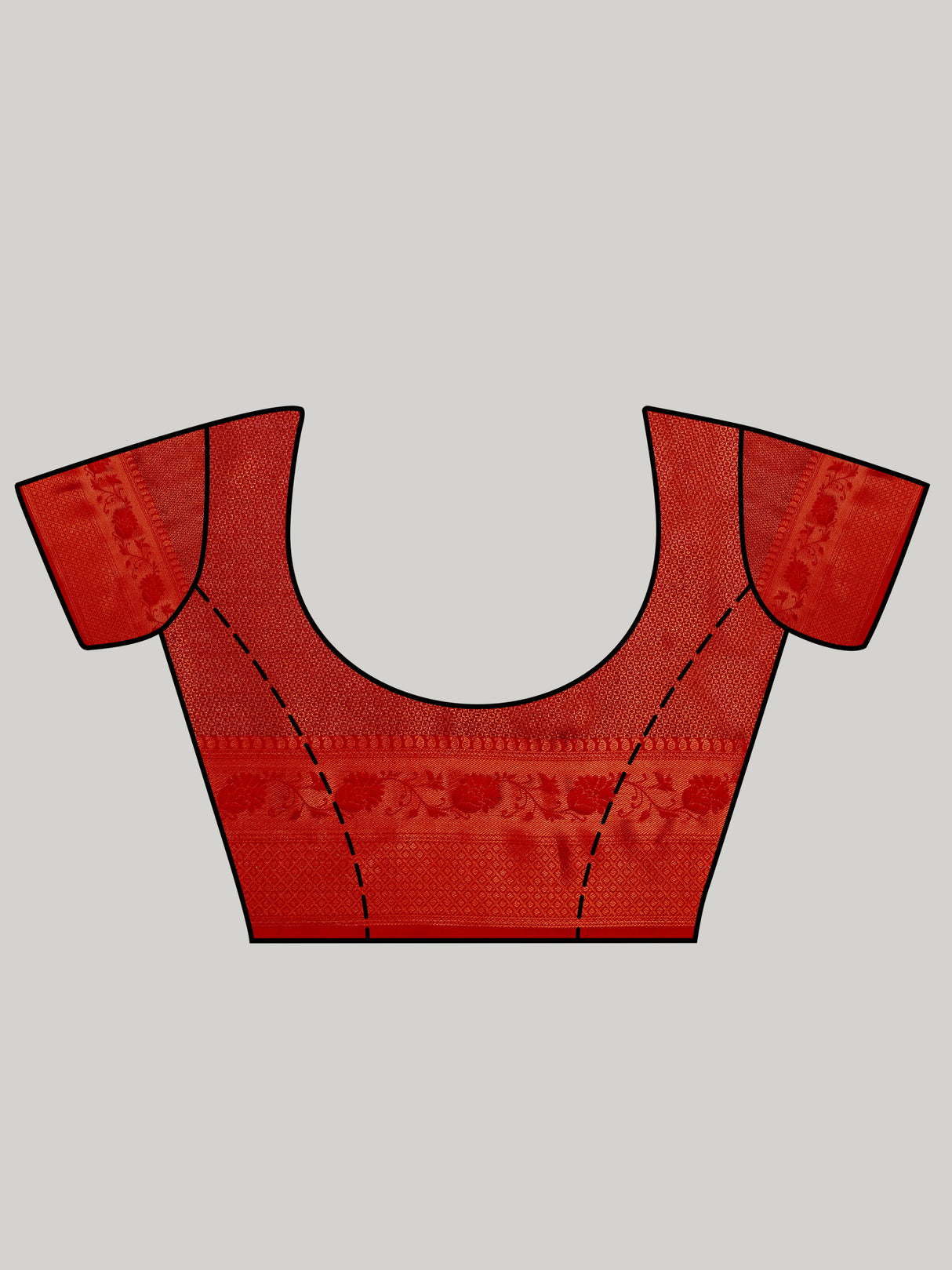 Mimosa Women's Woven Design Kanjivaram Art Silk Saree With Blouse Piece : SA00001133RB