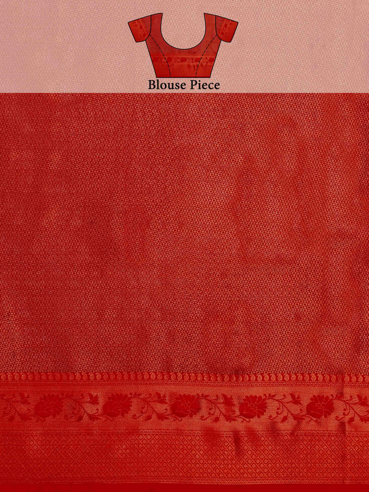 Mimosa Women's Woven Design Kanjivaram Art Silk Saree With Blouse Piece : SA00001133RB