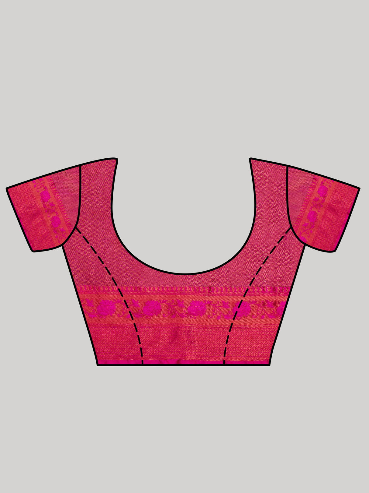 Mimosa Women's Woven Design Kanjivaram Art Silk Saree With Blouse Piece : SA00001133SF