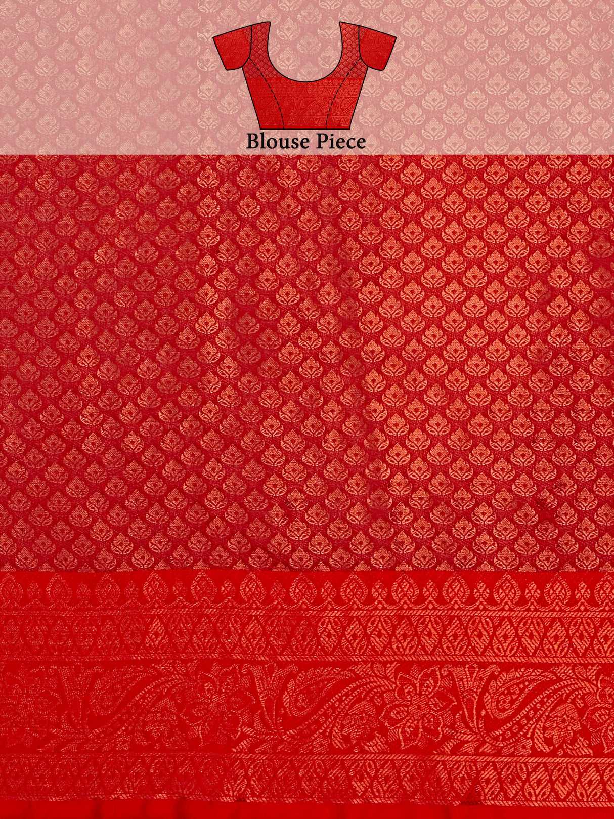 Mimosa Women's Woven Design Kanjivaram Art Silk Saree With Blouse Piece : SA00001134GRN