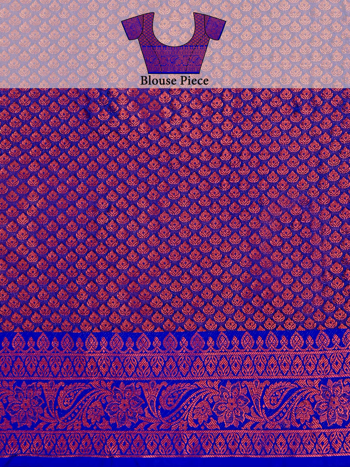 Mimosa Women's Woven Design Kanjivaram Art Silk Saree With Blouse Piece : SA00001134MJ