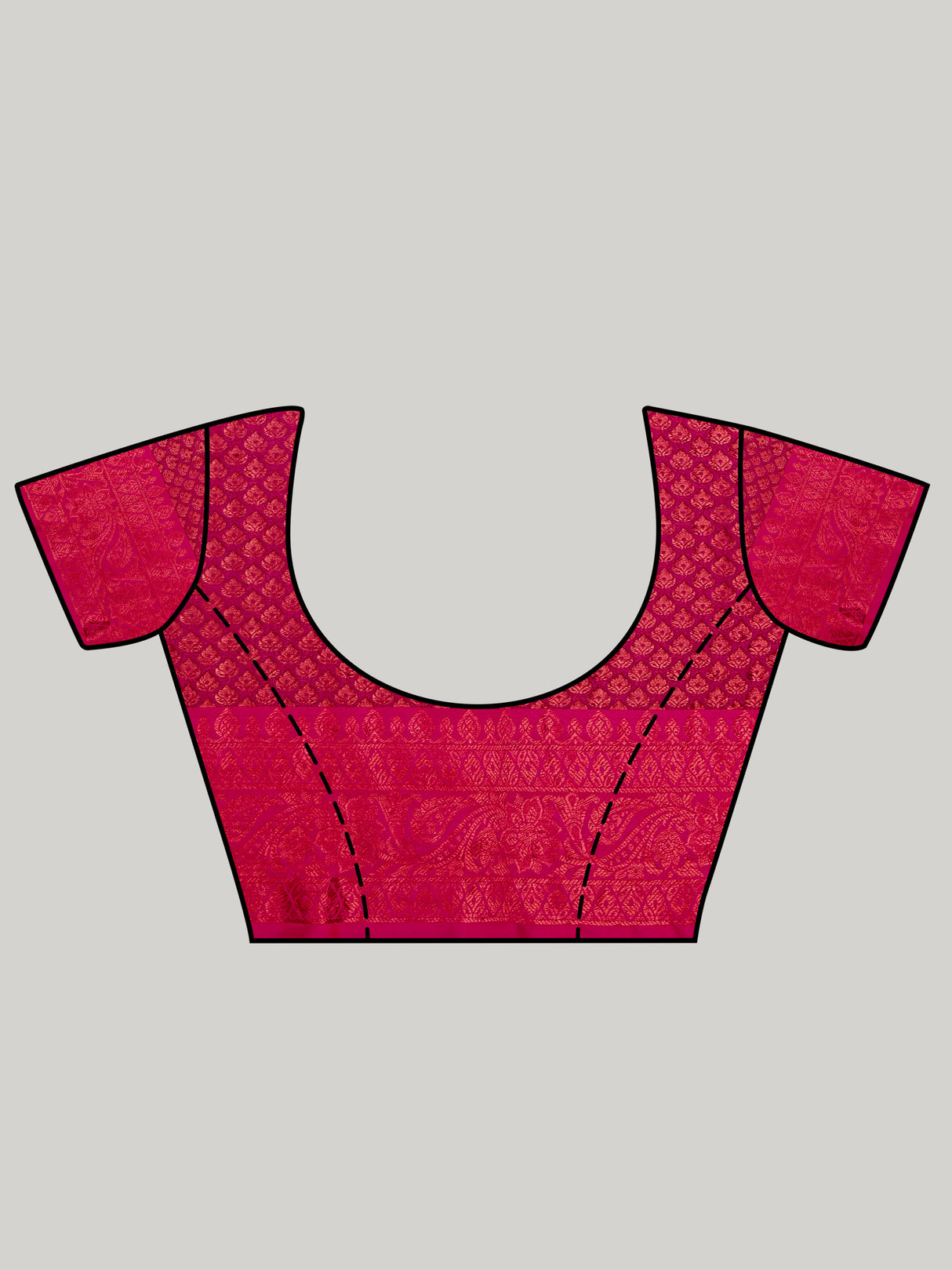 Mimosa Women's Woven Design Kanjivaram Art Silk Saree With Blouse Piece : SA00001134OL