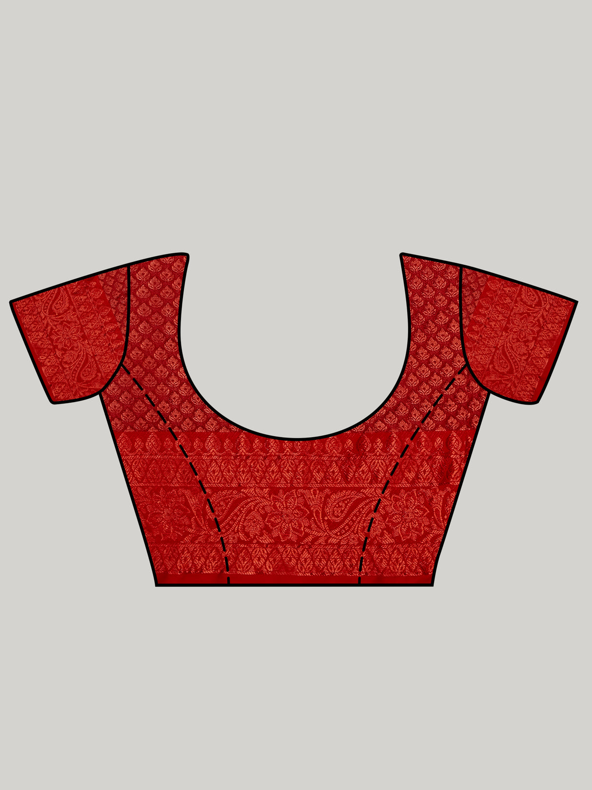 Mimosa Women's Woven Design Kanjivaram Art Silk Saree With Blouse Piece : SA00001134RB