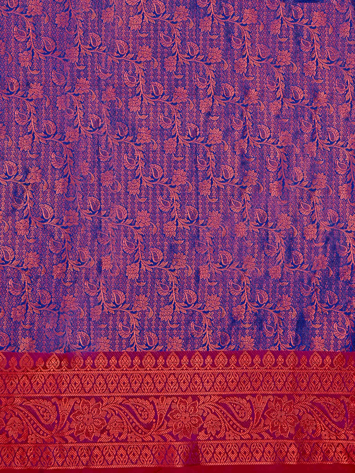 Mimosa Women's Woven Design Kanjivaram Art Silk Saree With Blouse Piece : SA00001134RB