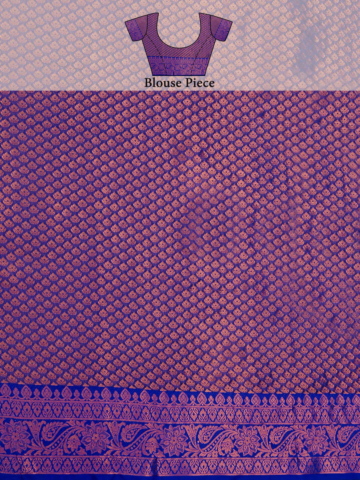 Mimosa Women's Woven Design Kanjivaram Art Silk Saree With Blouse Piece : SA00001134RN